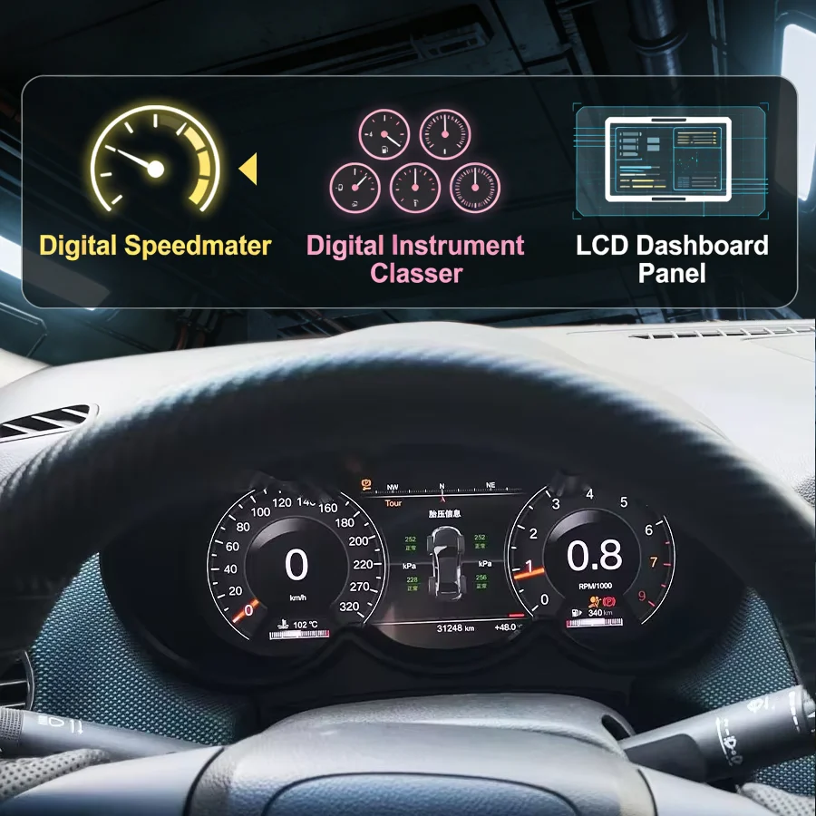 

ЖК-панель приборов для Chevrolet Cruze 2009-2014, навигационная система, CarPlay, цифровая приборная панель, спидометр, виртуальный кокпит