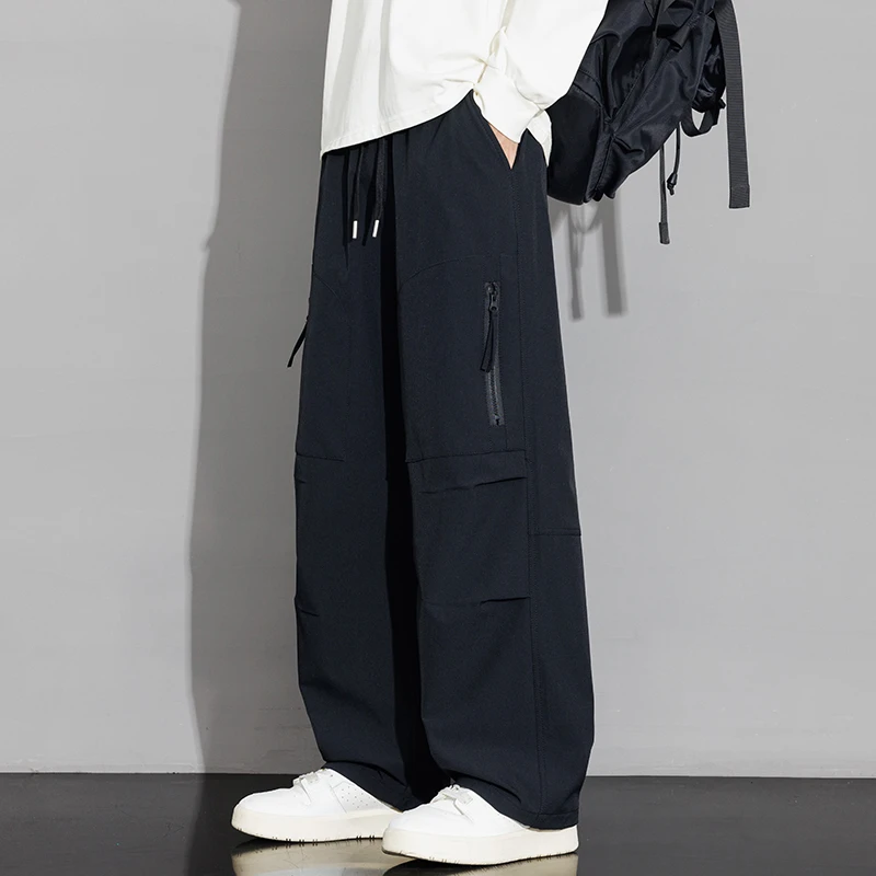 

Мужские брюки в американском стиле, свободные, широкие, в стиле парашютиста, рабочая одежда, модная повседневная одежда, брюки для рыбалки, кемпинга и активного отдыха
