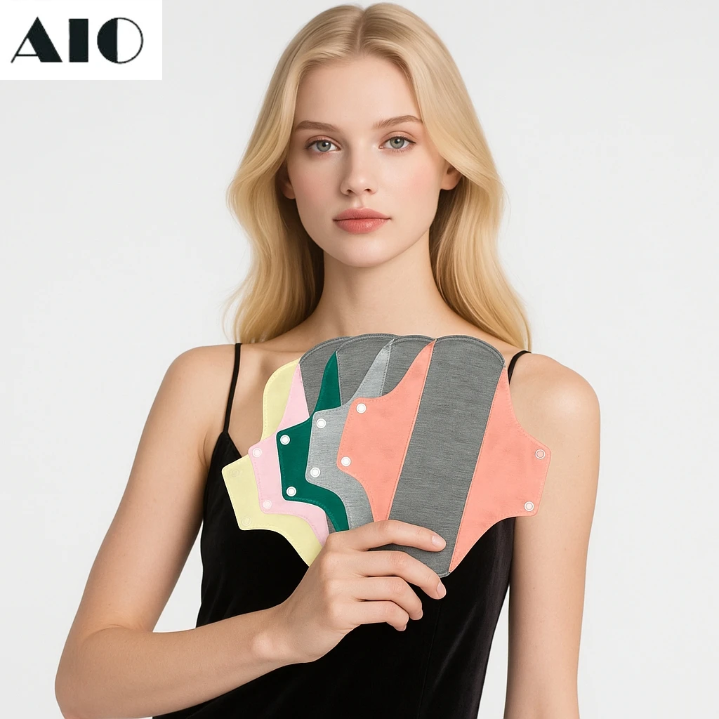 

AIO 1 шт. герметичные и водонепроницаемые моющиеся подушечки для недержания с графеном для ухода за пожилыми людьми, женские гигиенические прокладки