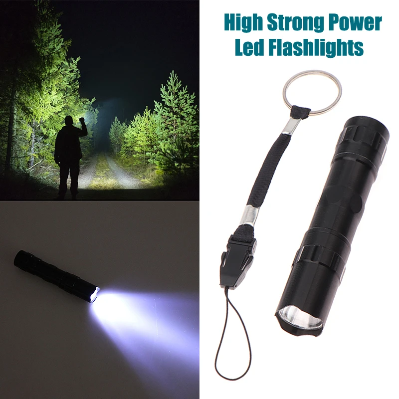 Portable LED Strong Power Flashlights Outdoor Camping Fishing Tactical Torch Multi-Functional Super Bright Flashlight