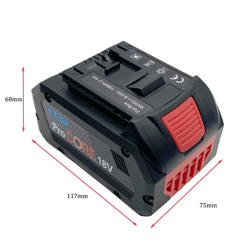 Replace brand new and high power replacement battery, for Bosch ProCORE 18V cordless tools BAT609 BAT618 GBA18V 21700