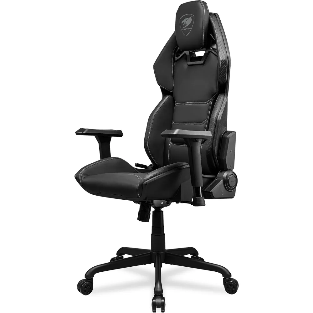 

Cougar Ergonomic and Comfortable Gaming Chair with Head and Lumbar Support, Steel Frame and Base, Reclining Backrest, Til