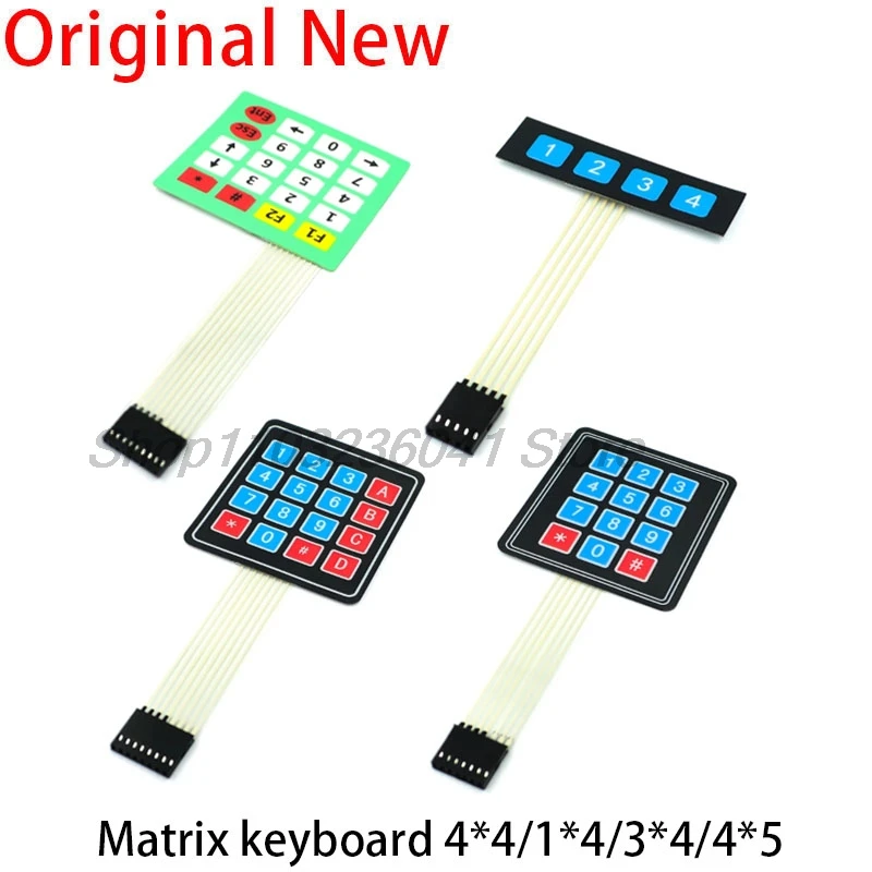 4 12 16 20 Key 1*4 4*3 4*4 4*5 Membrane Switch Keypad 1x4 3x4 4x4 4x5 Matrix Array Matrix keyboard for arduino smart car