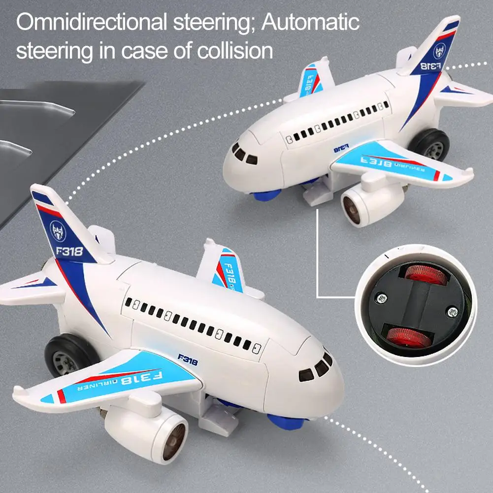 ألعاب روبوتية للطائرة المتحولة نماذج طائرة مع أضواء وأصوات هدايا عيد الميلاد ألعاب للأطفال الأولاد والبنات لعبة سيارة #5