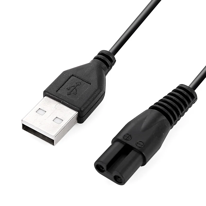USB Charging Plug Cable Adapter Electric Shaver USB Charging Cable Power Cord Charger Electric Adapter Plug Charging