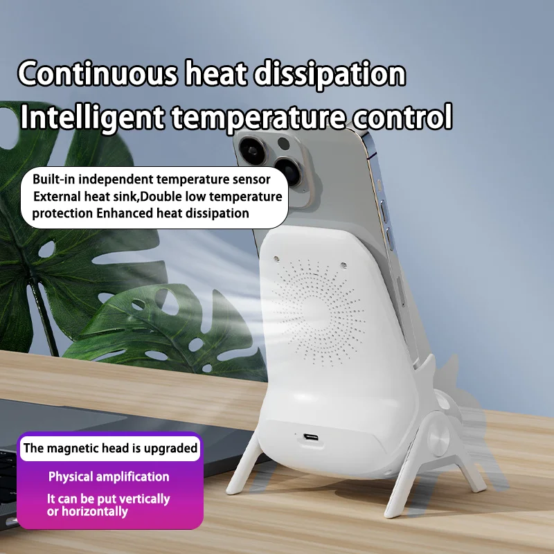 Mini Chair Cordless Charger Stable Support Desktop Phone Stand Tabletop Ornament High Performance Portable 3 in 1 Fast Charger