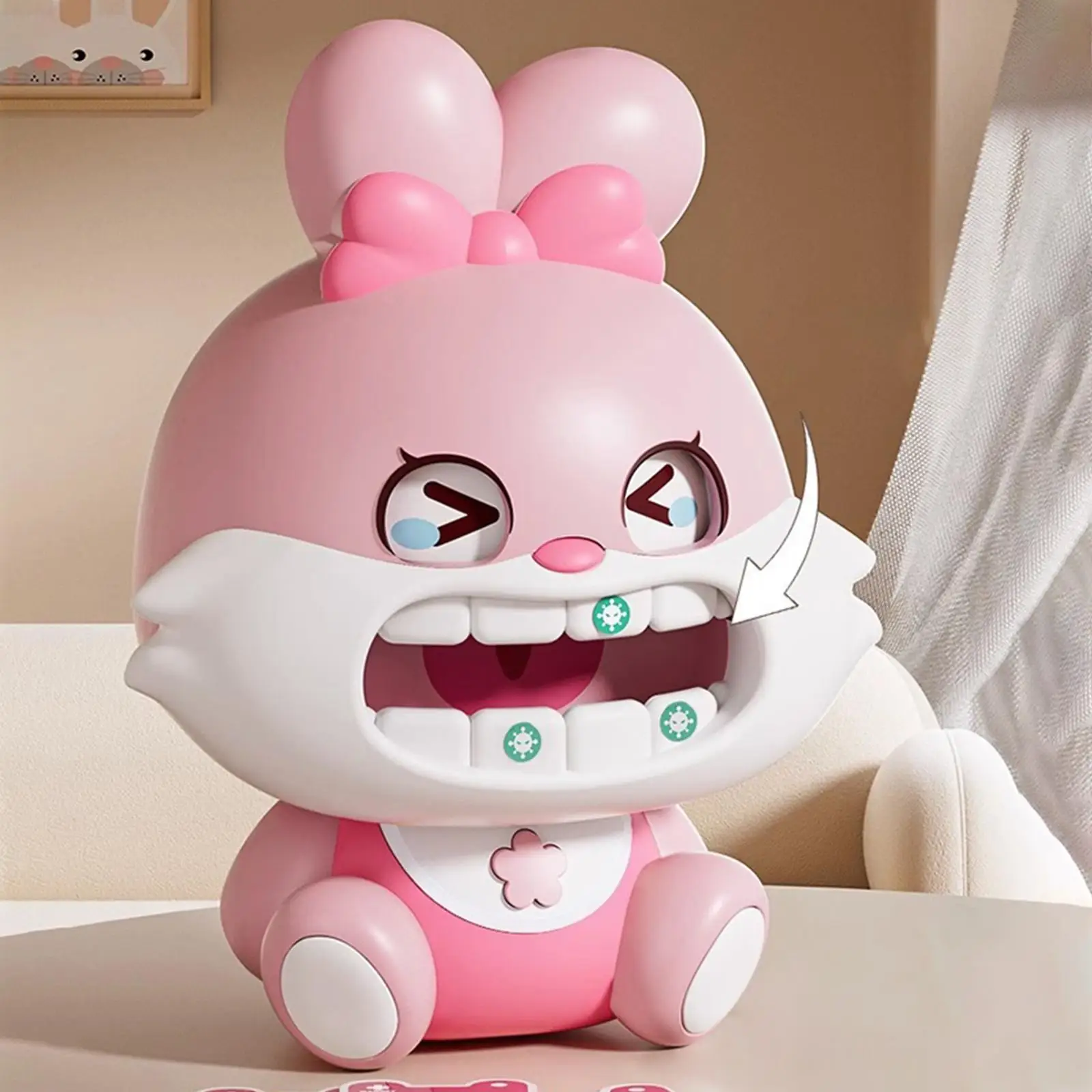 

Электронная игрушка-кролик, милая развивающая игрушка, портативная прочная развлекательная роль