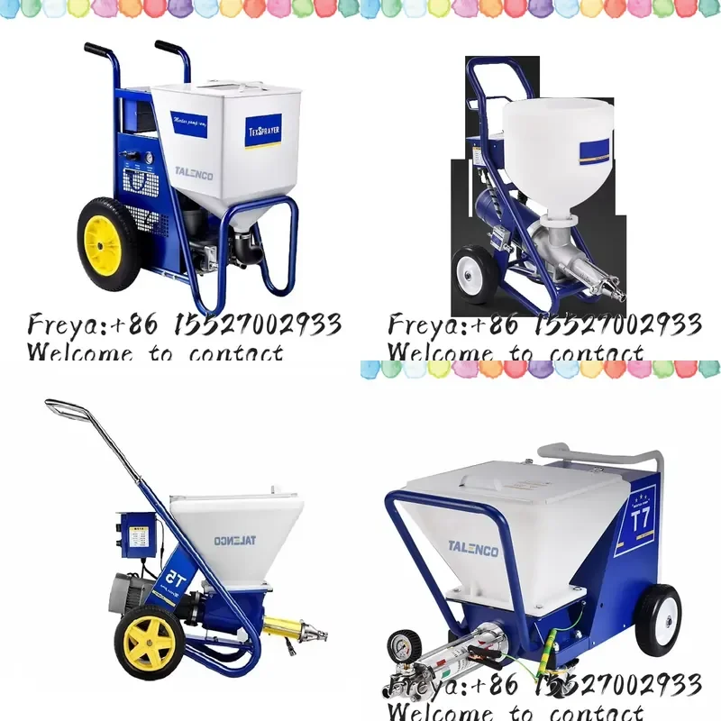 T8 Mortar Texture Sprayer RTX Drywall Spray Machine