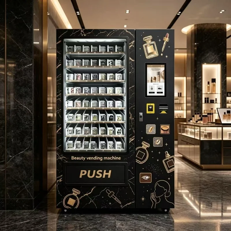 FL Retail Beauty Vending Machine Automatic Sell False Lashes Nail Art Cosmetics Vending Machine For Public Area