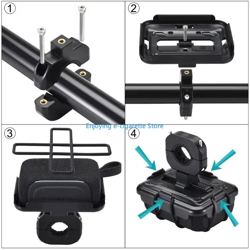 Fahrrad Halterung für GO 5/4/3 Bluetooth-Kompatible Lautsprecher Lenker Halterung für Fahrer Y4QF – Detail 2