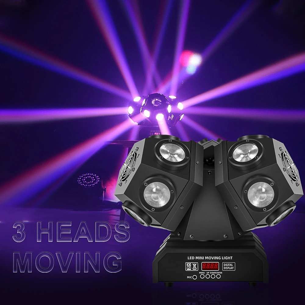 

18*10W Heads Moving Lights Dmx Club Dj Beam Stage Professional Stage Lighting Disco Bar Home Party Shake Projector