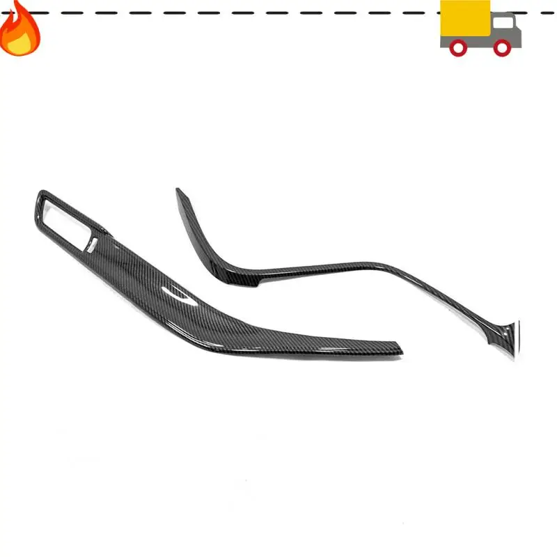 

Car Center Control Console Strip Molding Cover +Passenger Seat Panel Trims Decoration Kit For Toyota Camry 2018-2021