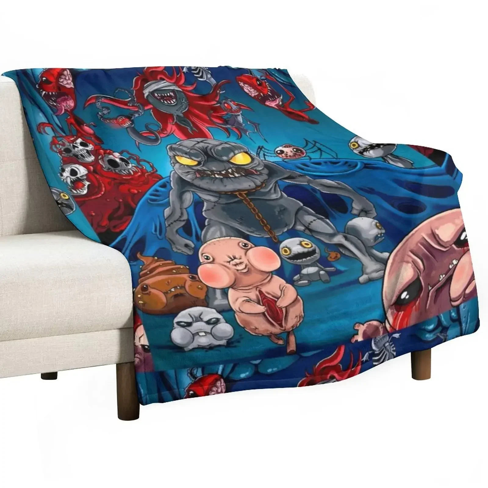 

the binding of isaac Throw Blanket Soft Luxury Brand Blankets