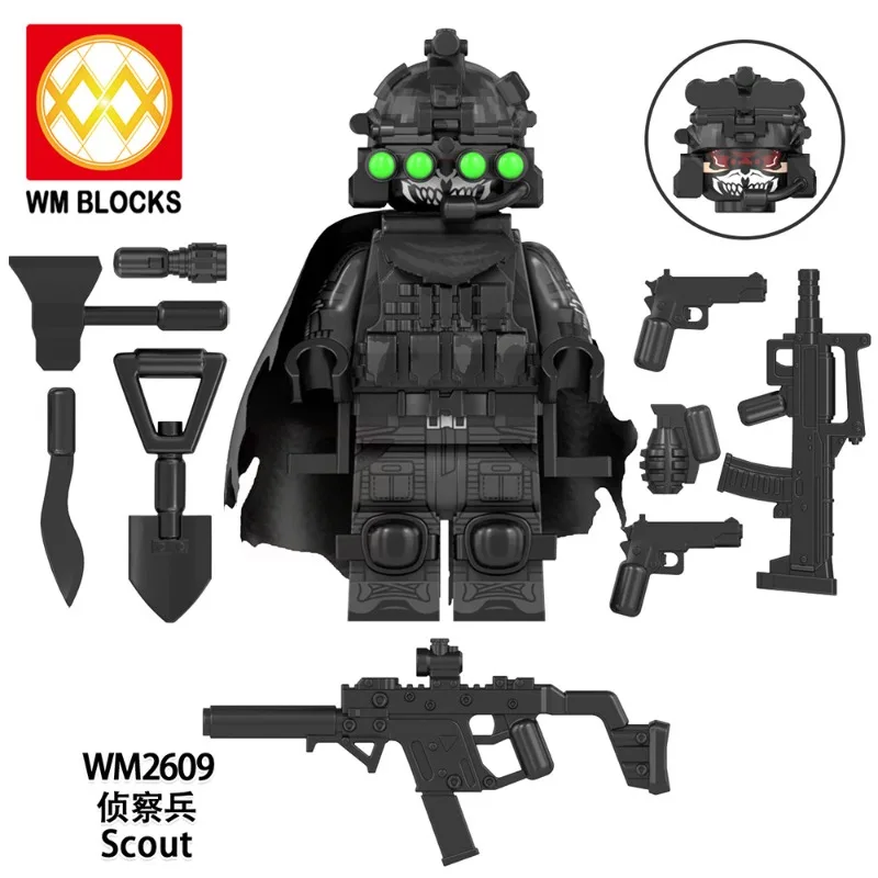 

WM6169 Special Forces Kids Building Block Figure Toy Bag