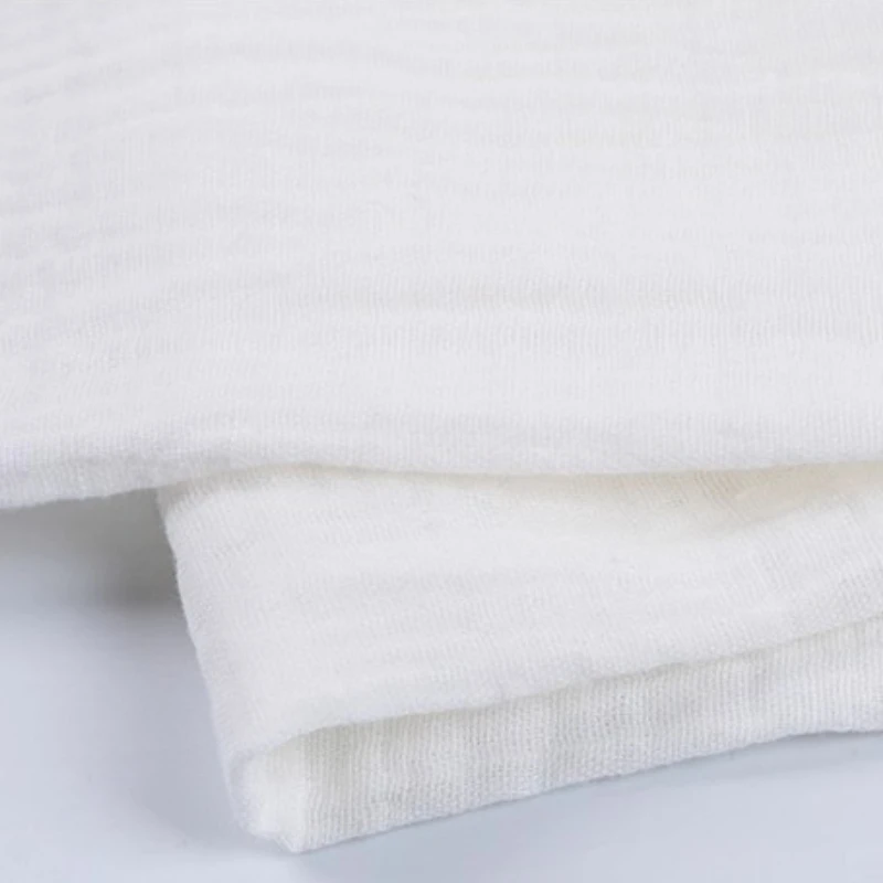 

100% Cotton Double Layer Gauze Fabric Solid Color Children's Clothing Saliva Towel Dress Pants Home Suit Diy Sewing Design Cloth