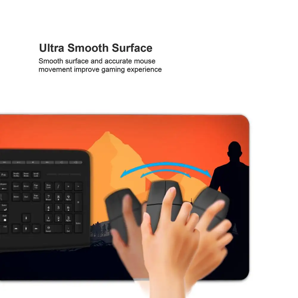 Alas Mouse Gaming Besar Karat Alas Mouse Komputer PC Alas Mouse Gamer Laptop Mausepad XXL Karpet Mouse Silikon Alas Keyboard Alas Meja