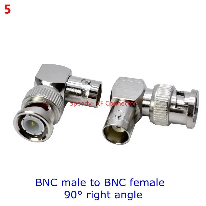 1Pcs Q9 BNC Male Female To BANANA Tee Type 3way 4way T Splitter Connector BNC To BNC RF Coax Adapter Fast Delivery Copper Brass