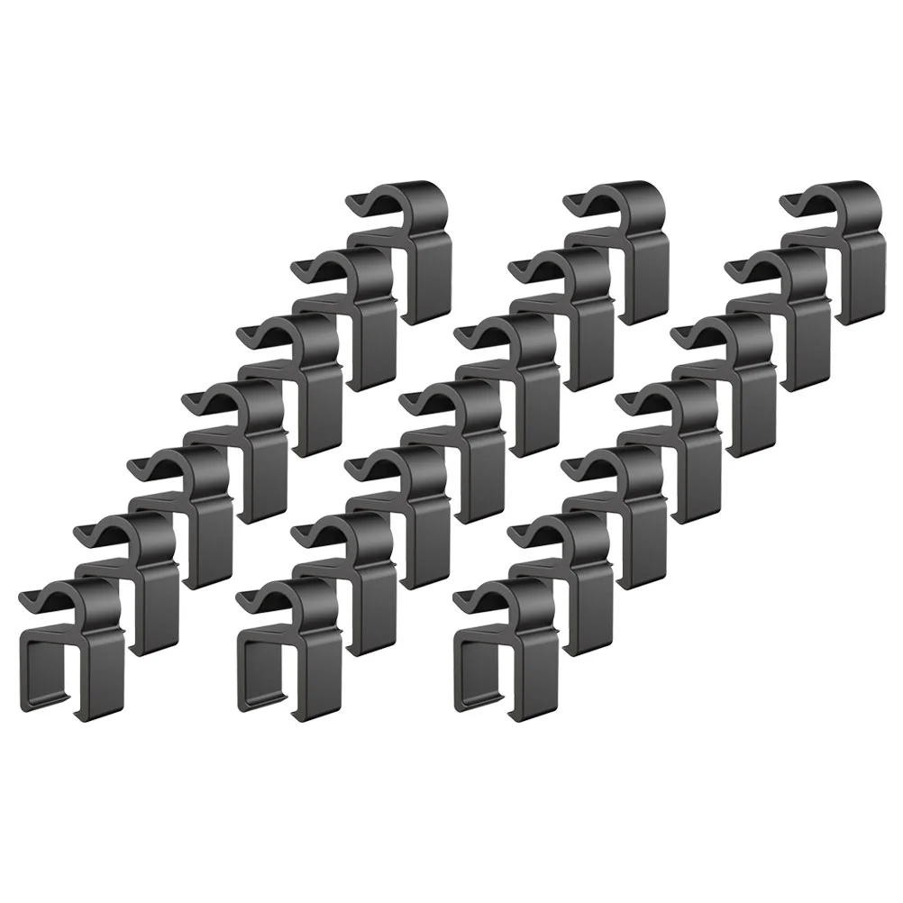 Mic Cable Plastic Clamp Fixing Holder Cables Clip for Stand Organizer Microphone Clips Stands Arm Bar Clamps