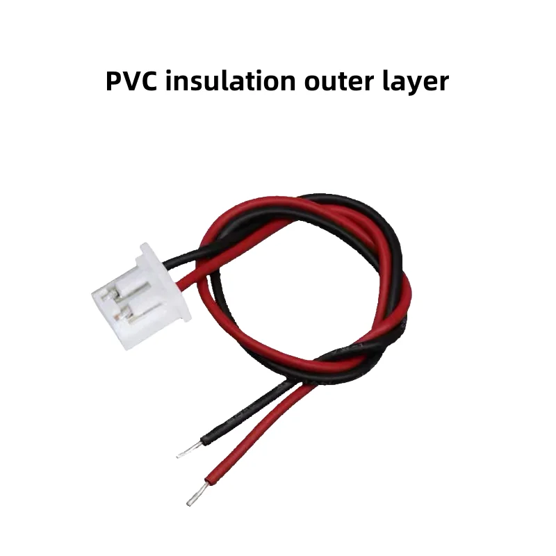 50 Stück PH2.0 Anschlusskabel, 1007 Rot-Schwarze Kabel, 22AWG, 8 cm Länge – Detail 2