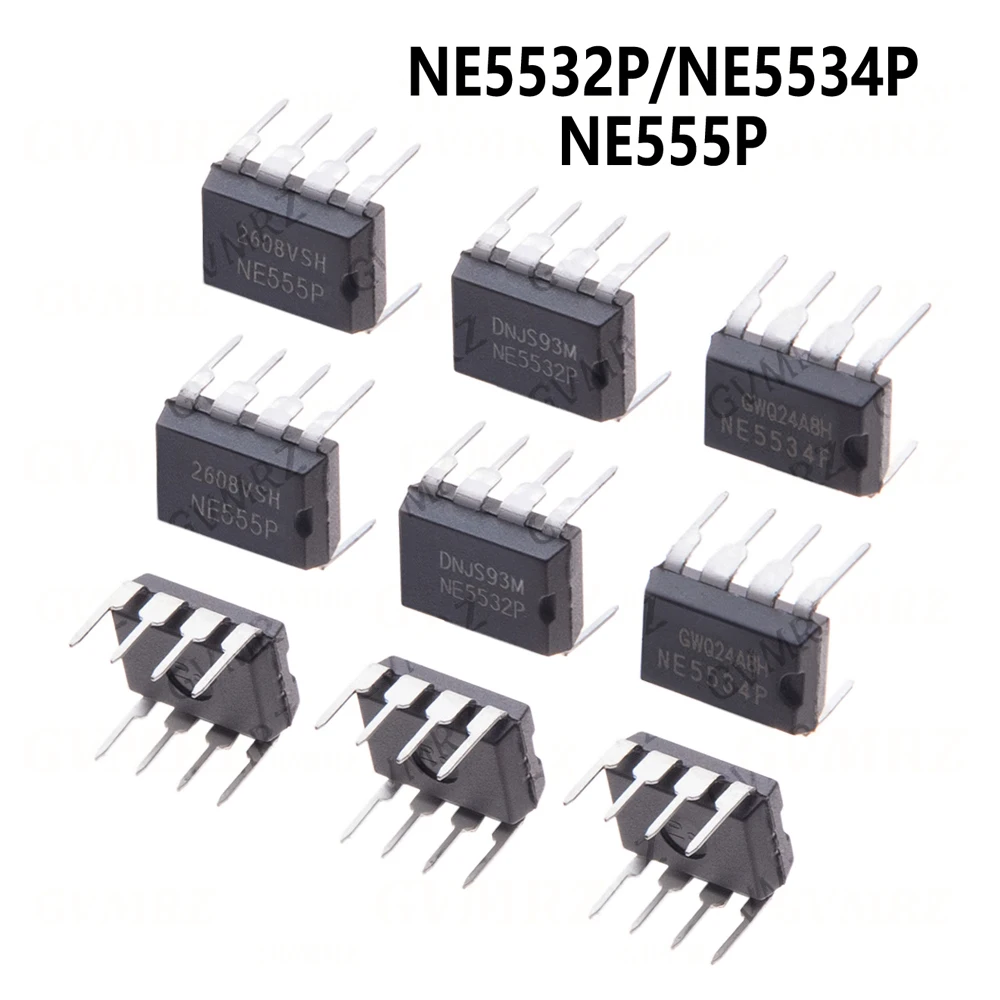 10/20/50PCS NE5532 NE5532P NE5534 NE5534P NE555 NE555P DIP DIP8