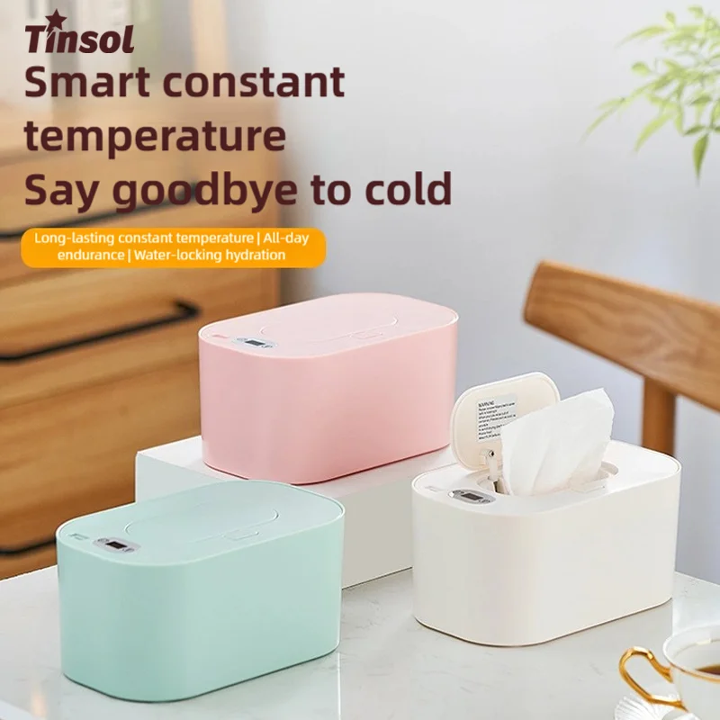 

Mini baby wipes warmer smart display temperature usb power supply low power consumption portable outing baby wipes warmer box