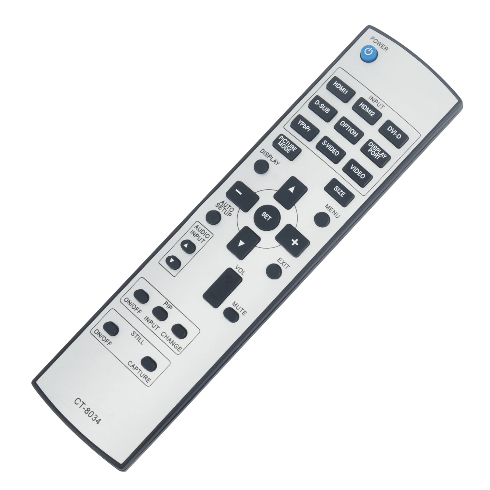 New CT-8034 Replacement Infrared Remote Control Suit for Toshiba LCD Monitor TD-Z701 TD-Z551 TD-Z421 TD-Z471
