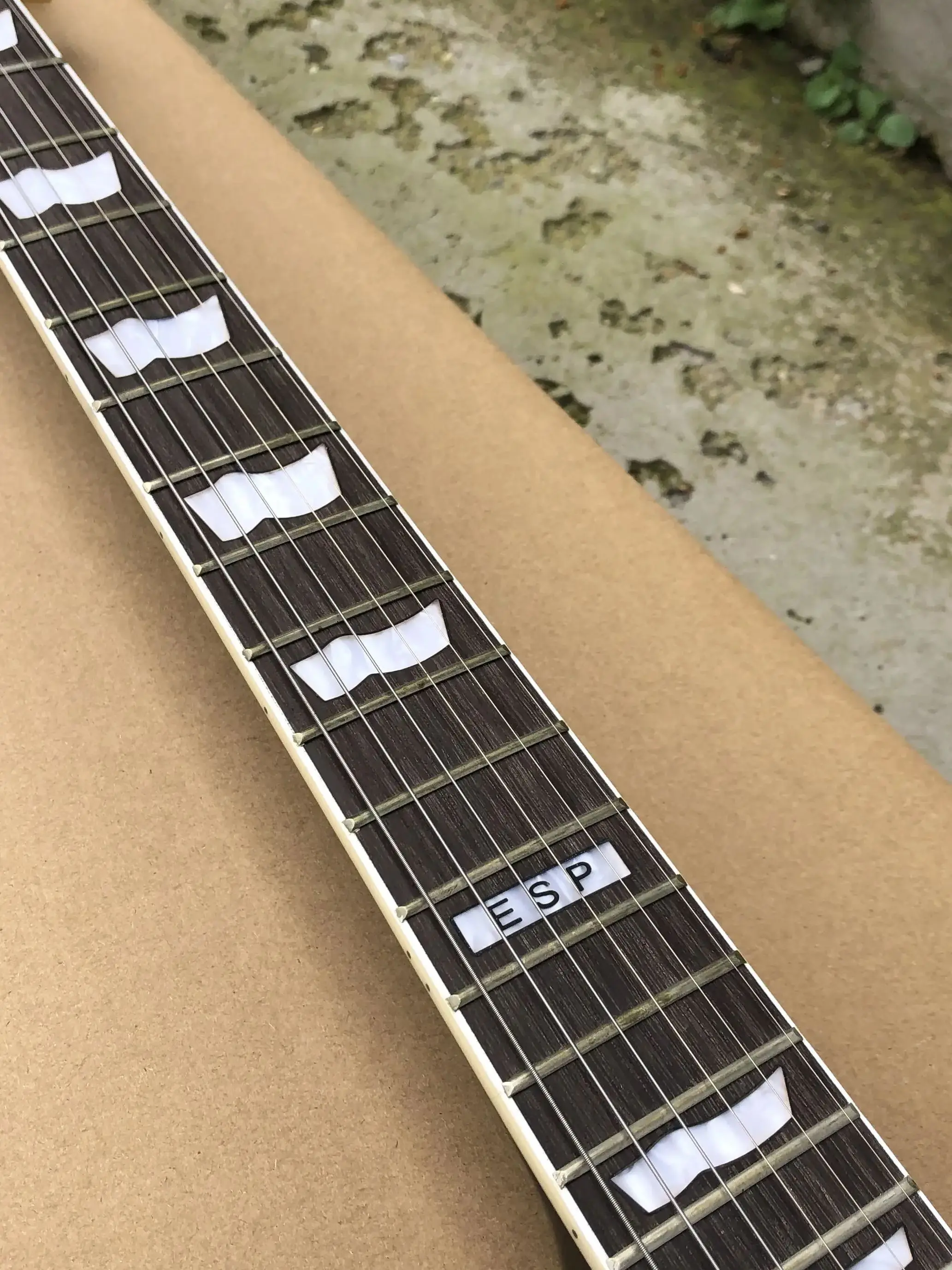 Hot Sale 6-string black esp guitar electric Rosewood fingerboard black body High Quality Factory Direct High gloss finish