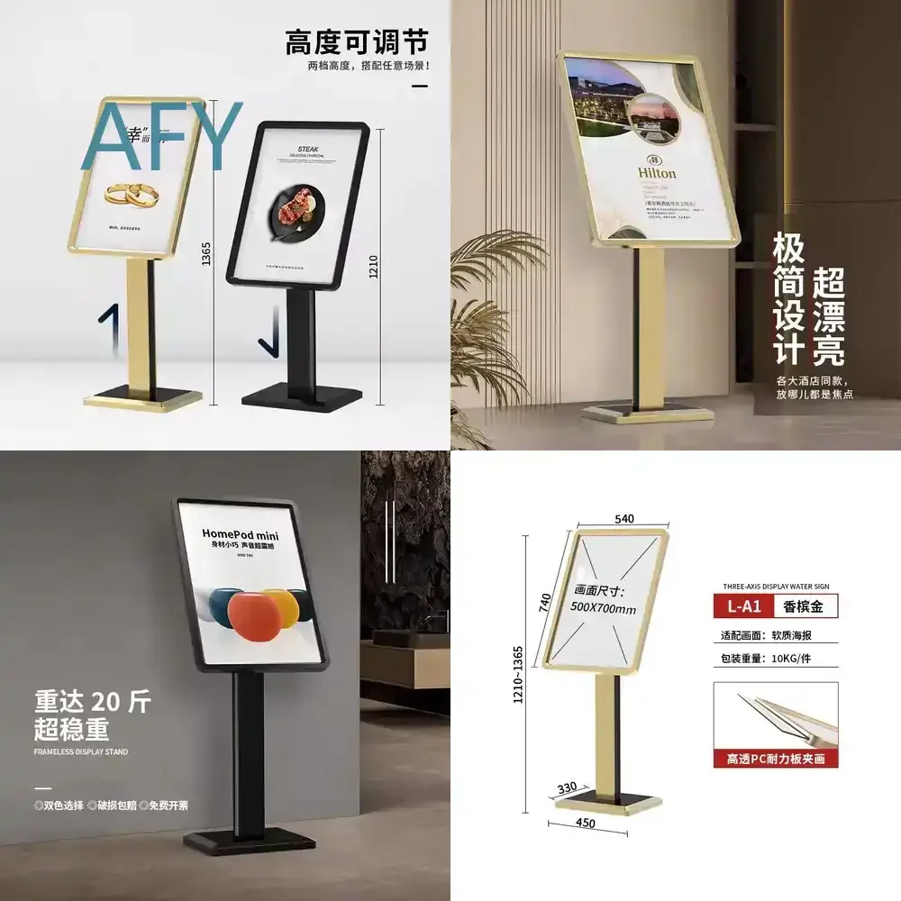 Billboard Display Board for Outdoor Signage for Hotels Restaurants Retail Stores Standing Sign Stand Water Resistant Welcome