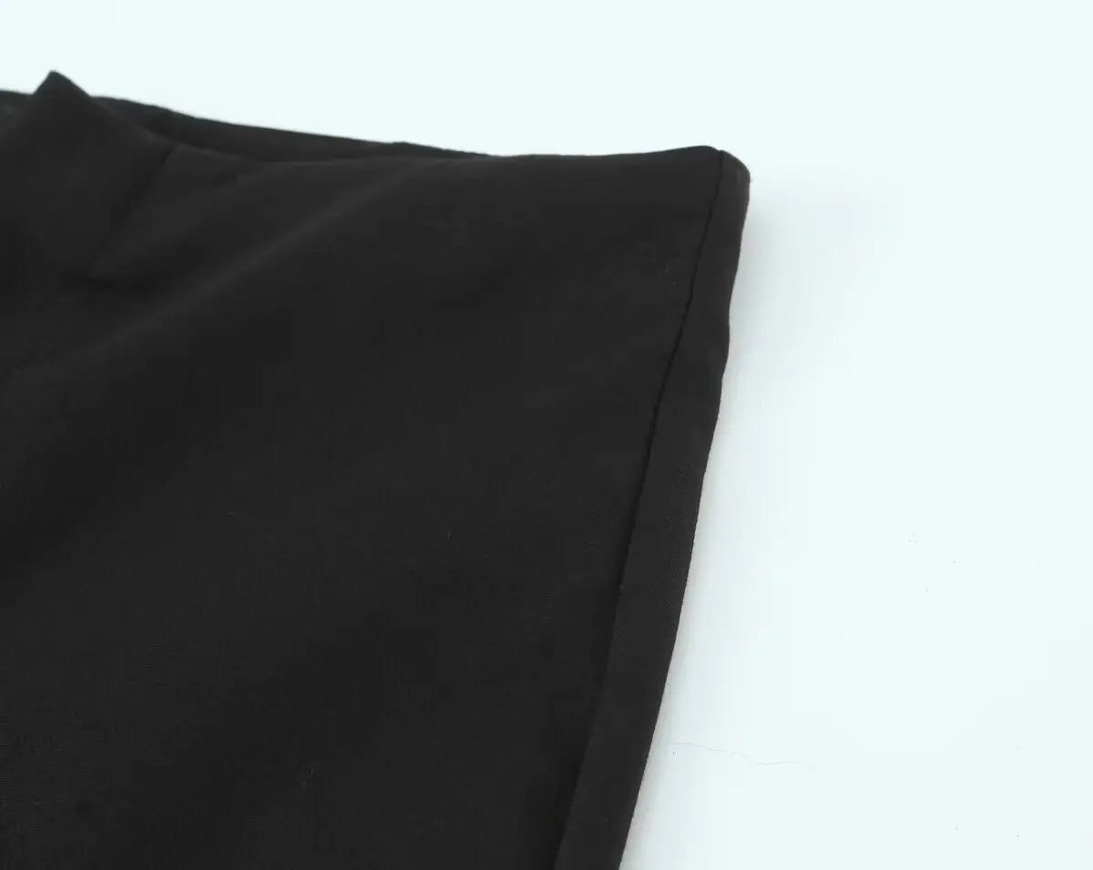 Nieuwe herfstproducten voor kleine mensen dragen slanke en uitlopende broeken voor damesbroeken met slanke, casual uitlopende broeken met hoge taille