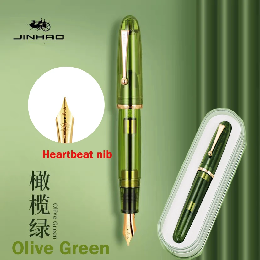 

Jinhao 9019 Oversized 40 Nib Fountain Pen,Assorted Colors Smooth Flow Ultimate Writing Experience Lridium Pen Ideal For Signing
