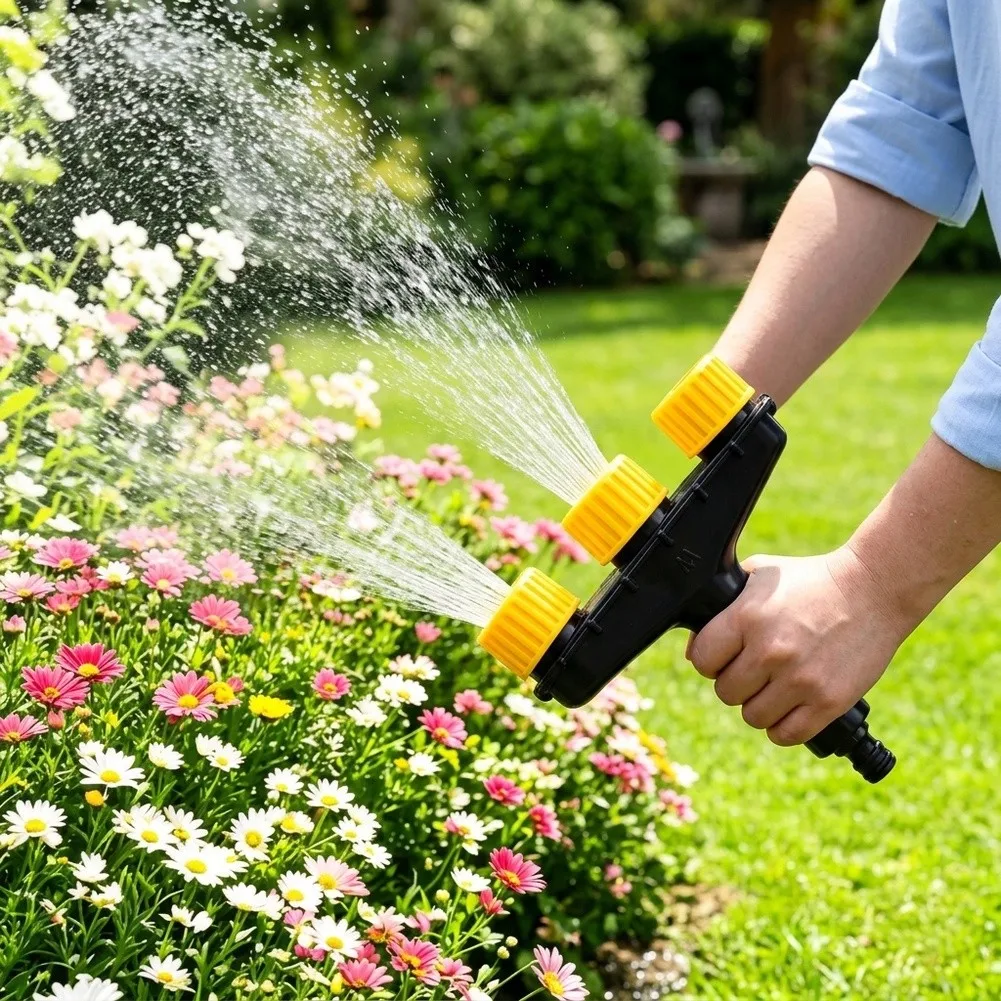 Landscape Irrigation Tool Garden Sprinkler Nozzle Uniform Water Outflow Design Rotatable Spray Pattern Control