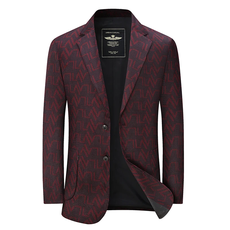 

Blazer Large Size XL-7XL Outdoor Men's Casual Fashion Trend Sporty Solid Color British Style Business Gentleman Wedding Blazer