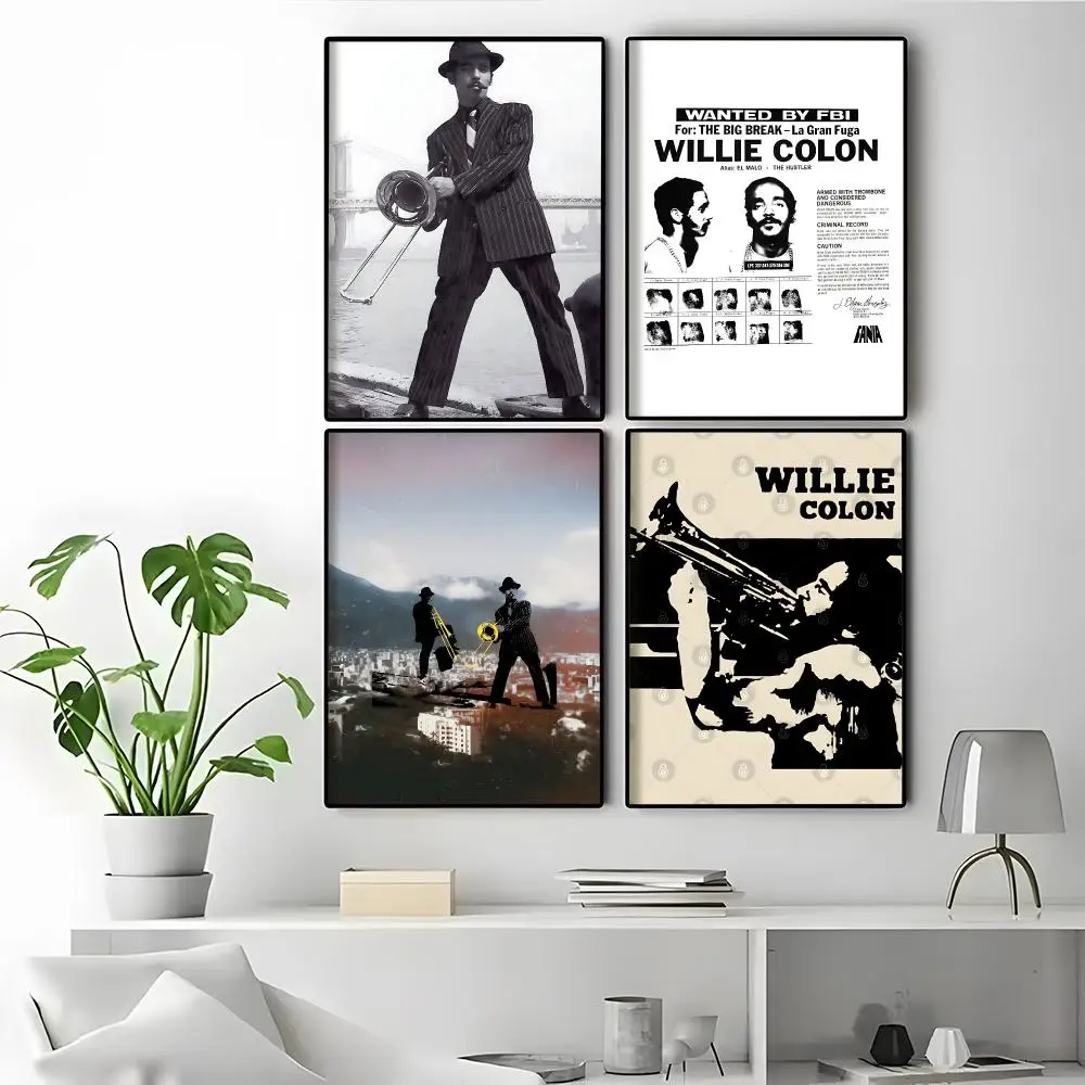 Willie Colon Family Room Decoration Wall Decals For Bedroom Bedroom Wall Accessories Poster