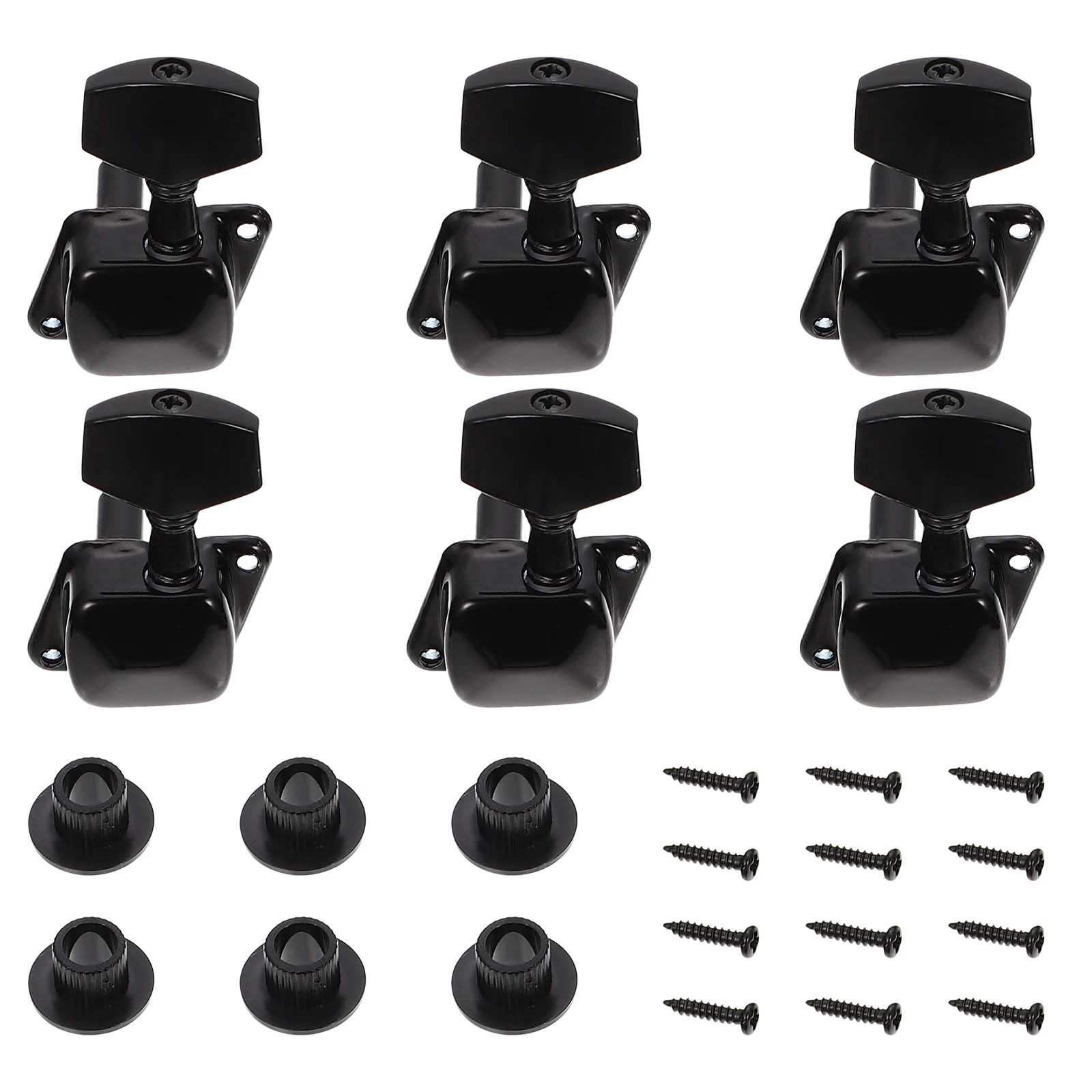 

1 set 1 Set Metal Guitar Machine Head Tuner Adjustable Tuning Pegs Durable String Knob Parts For Acoustic Electric Guitars