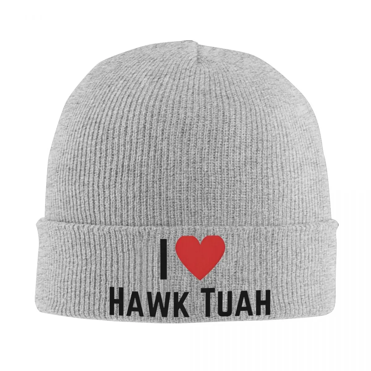 I Love Hawk Tuah Hat Autumn Winter Skullies Beanies Warm Spit on that Thang Caps Men Women Knitted Caps