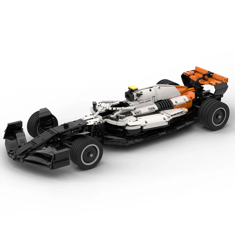 New MOC-148597 SuperMCL60 Monaco 2023 Livery 1:8 Scale Race Car Model Buiding Kit Creators Block Bricks Kids Toys Birthday Gifts