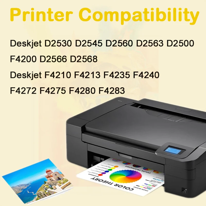 For HP 60 XL Ink Cartridge for HP60 60xl Deskjet F2480 F2420 F4480 F4580 F4280 D2660 D2530 D2560 PhotoSmart C4680 Printer