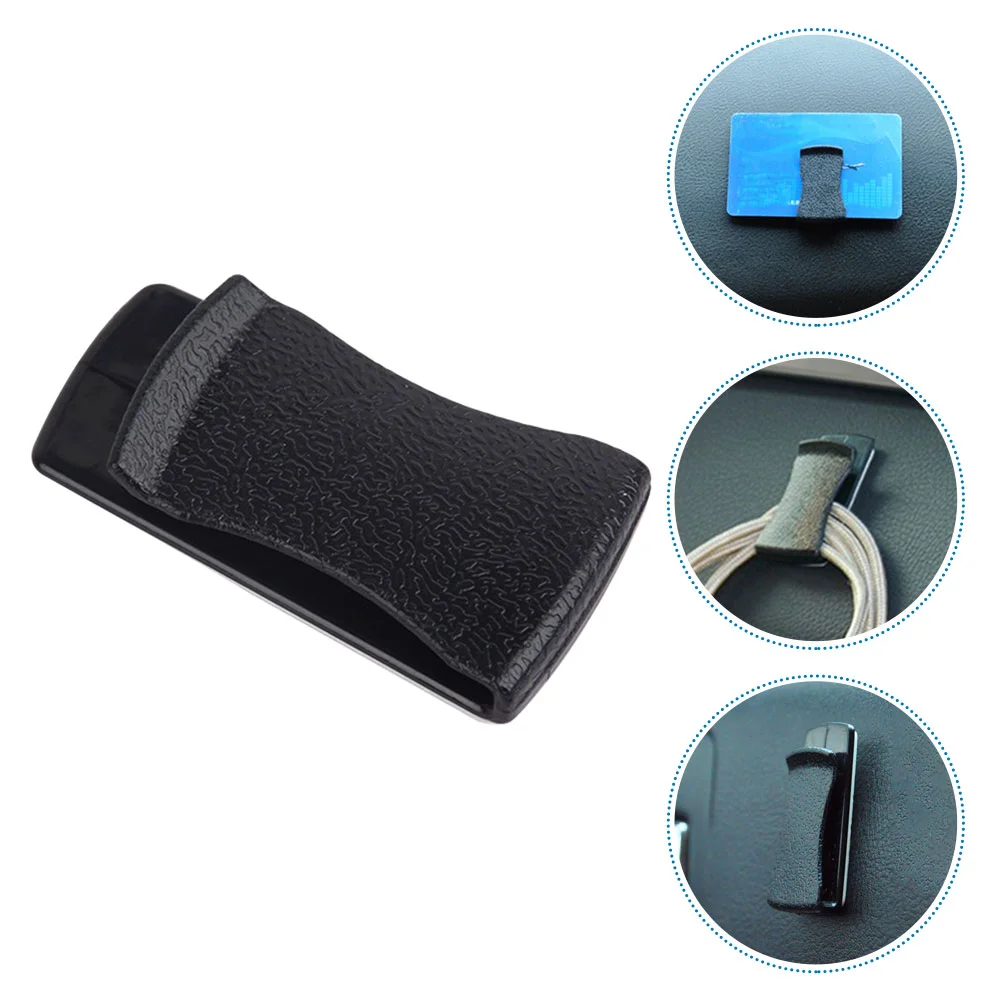 

Sunglass Car Multifunctional Card Holder Glasses Clip for Eyeglass Universal Black