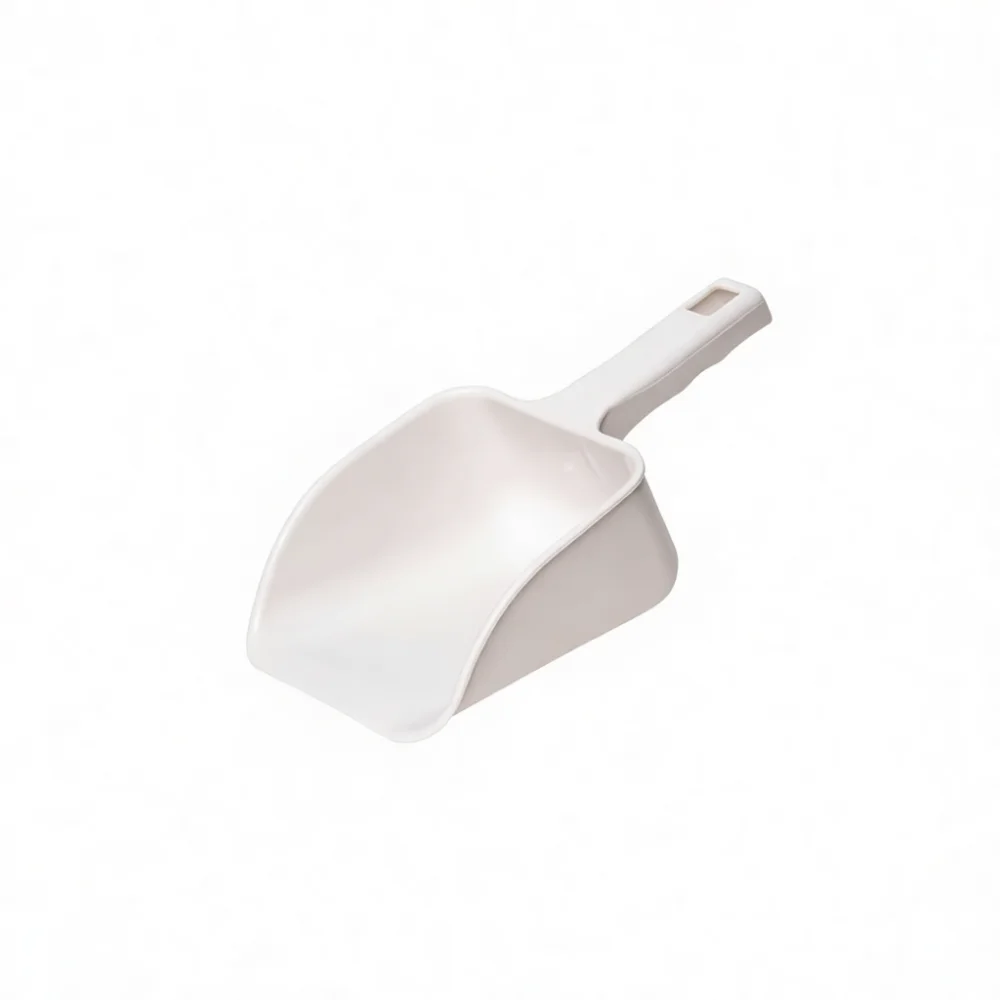 Thickened PC Plastic Ice Scoop Kitchen Shovel Clear Durable Food Utility Scoop For Baking Flour Sugar Daily Usage
