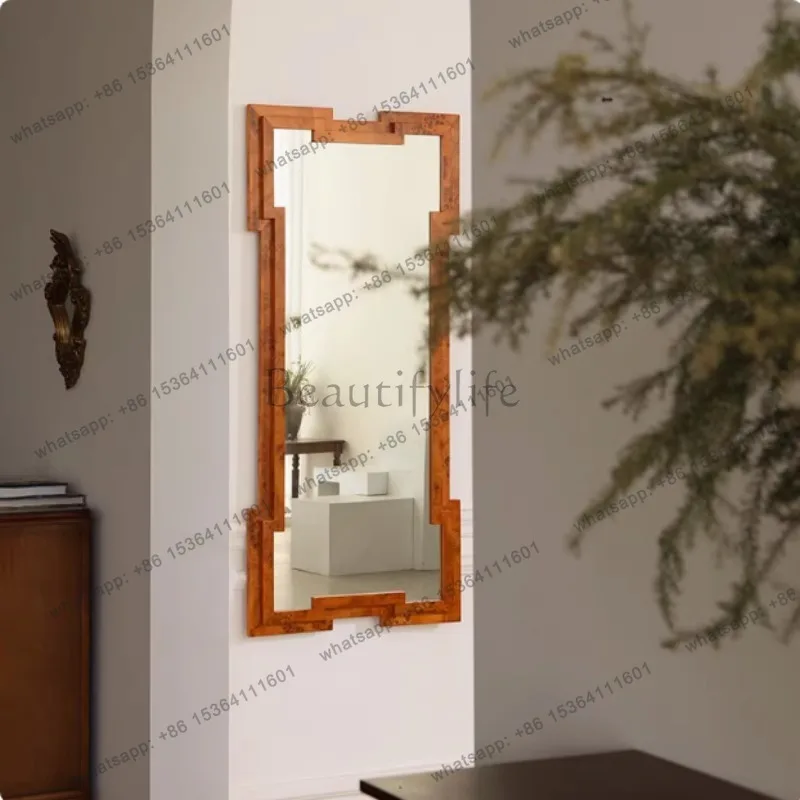 LD Modern Moving Mirror Living Room Standing Full Body Girls Floor Luxury Bathroom Long Bedroom Mirror   Home Products