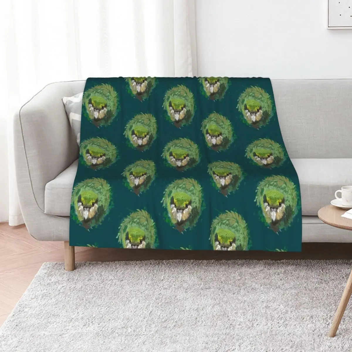 

Kakapo (3) Throw Blanket Camping Luxury for winter Beach Blankets