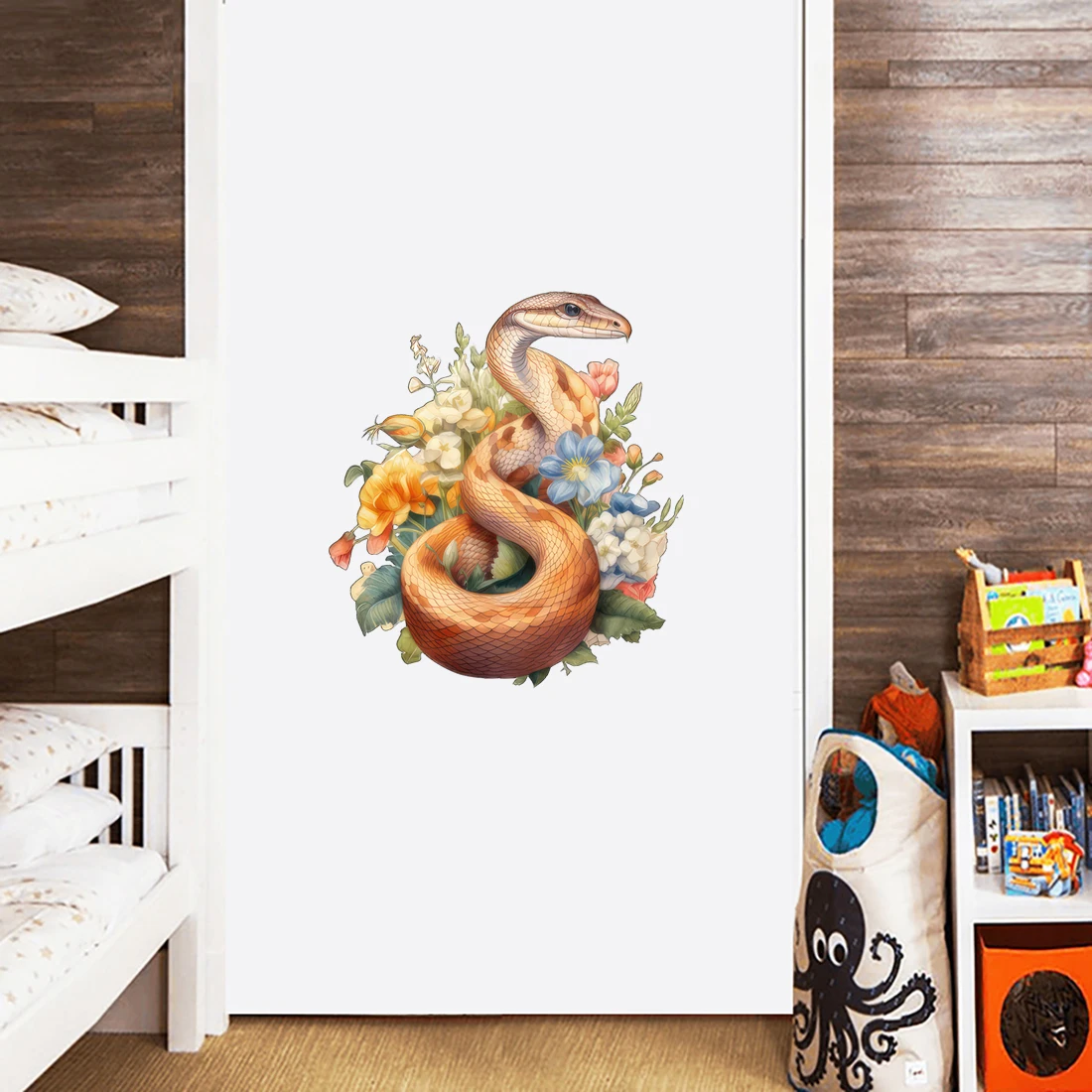 Three Ratels CF32 Cartoon Snake Personalized Art Wall Sticker Car decals