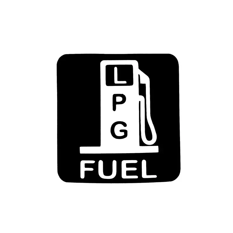 

OFK Car Sticker Petrol LPG Fuel Decal Decorative Accessories Creative Sunscreen Waterproof PVC,