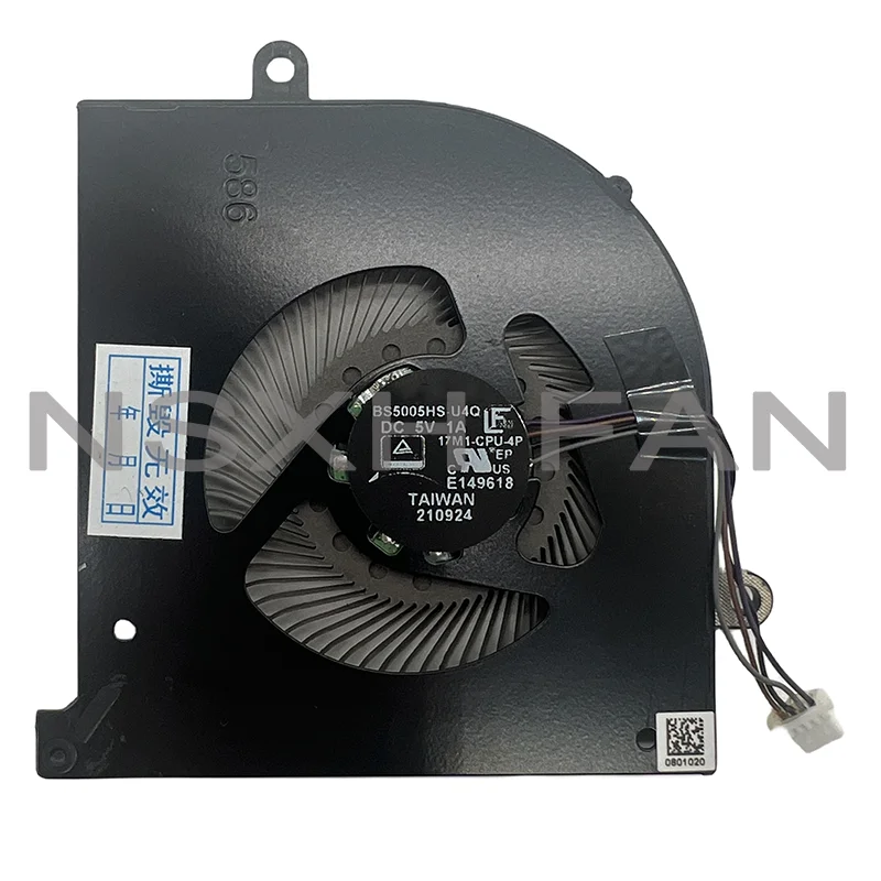 Ventilador de refrigeração GPU para CPU, GPU, GS66, WS66, Stealth 10SD, 10SE, 10SF, 10SFS, 10SGS, MS-16V1, BS5005HS-U4Q, 16V1-G-CW