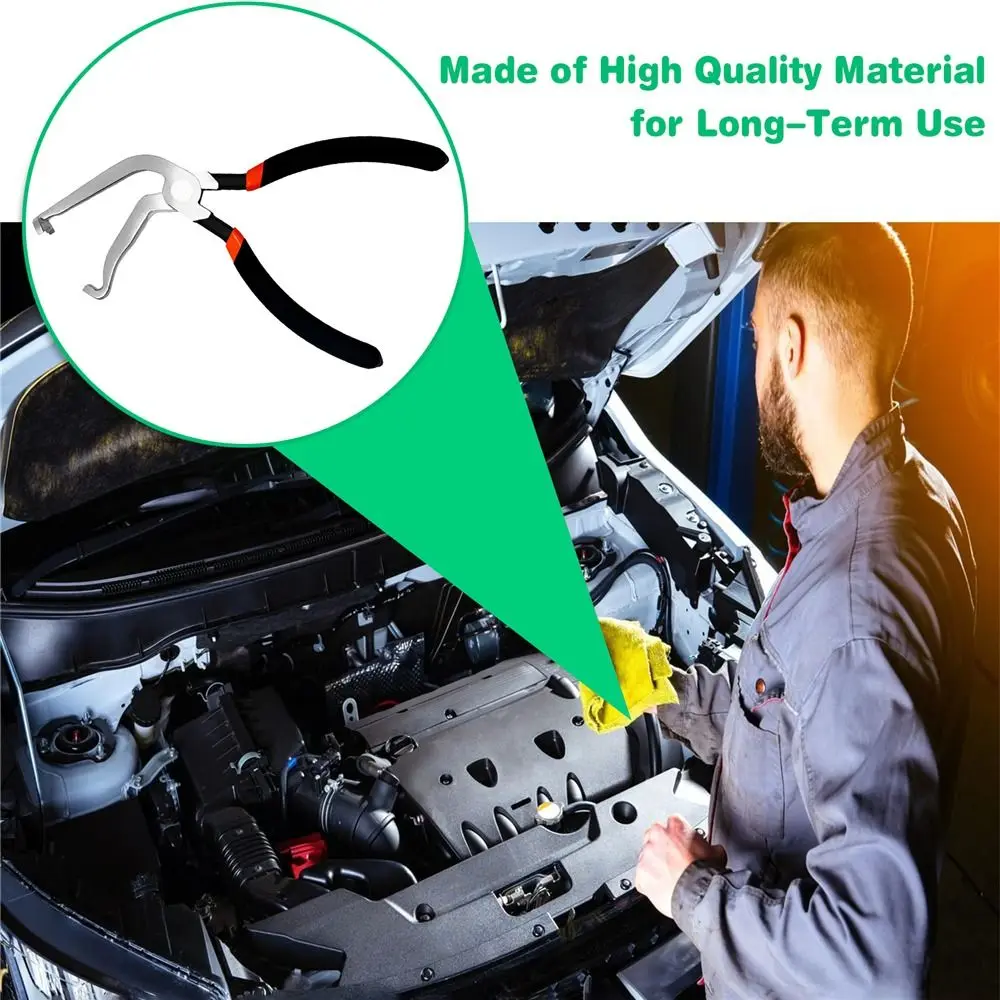 Upgrade 60 Degree Electrical Disconnect Pliers Automotive Electrical Plug Long Spark Plug Connector Disconnect Repair Tools