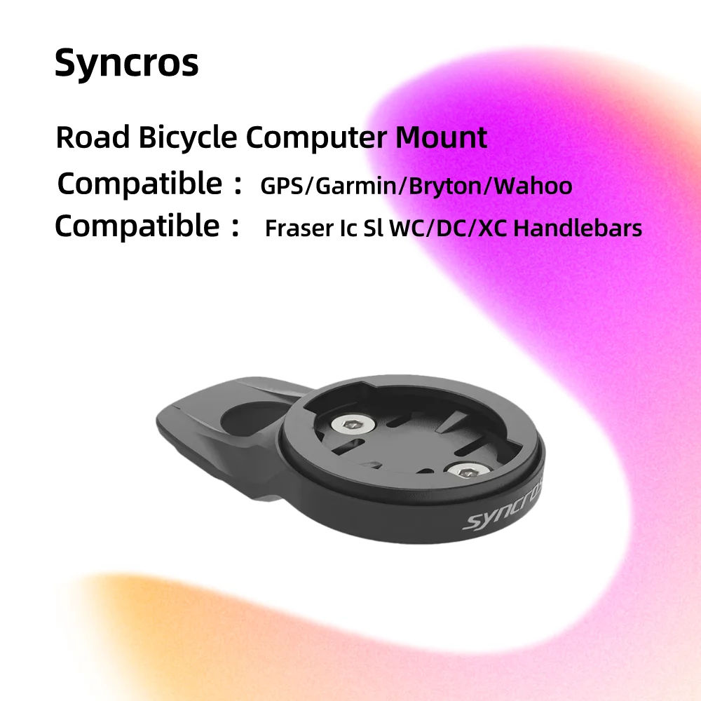 Syncros 0° Top Cap Computer Mount For Garmin/Wahoo/Bryton For Fraser Ic Sl WC/DC/XC Handlebars Cockpit Xc Stem 1.5/2