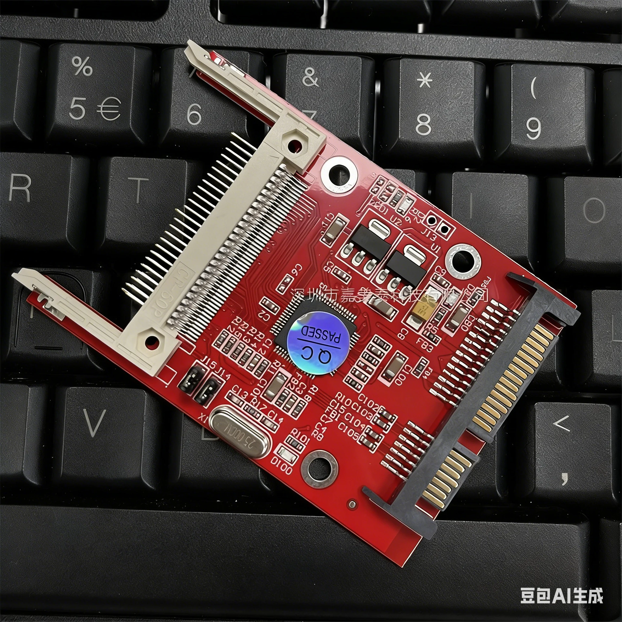 2.5' 22Pin Adapter Compact Flash Serial ATA HDD Hard Disk Card CF To SATA Adapter CF Compact Flash Memory Card Only The Adapter