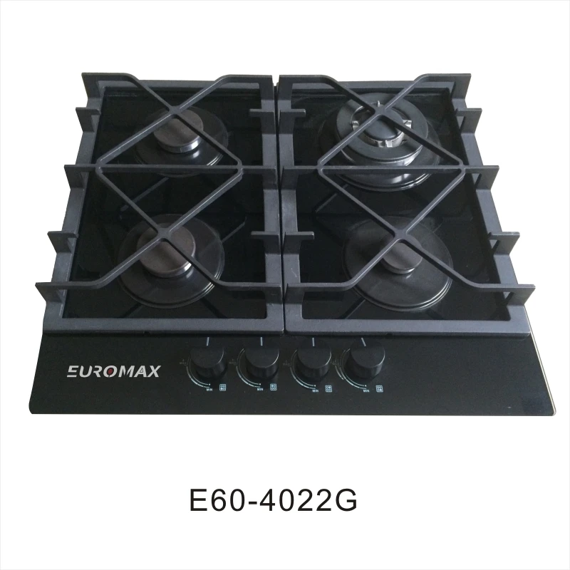 Factory Built-in 4 Burners Cooker Gas Hob/Cooking 60CM Gas Cooktop Glass Gas Stove