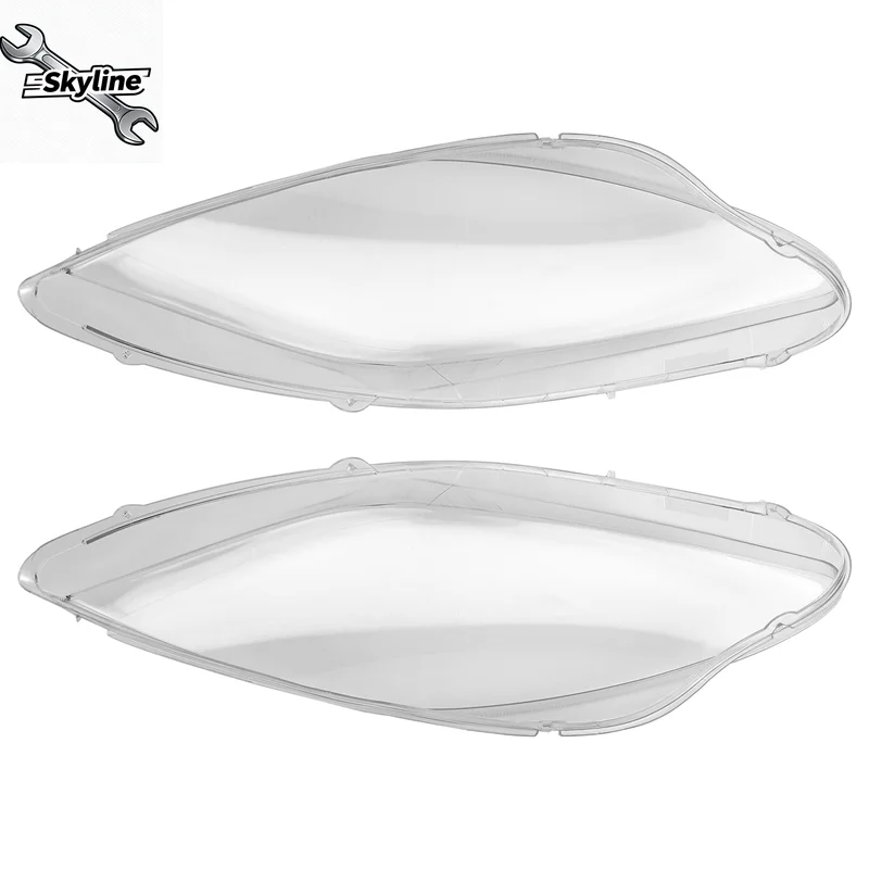 L10A Car Headlight Lens Shell Headlamp Cover Plexiglass Lamp Shade Transparent Lampshade Housing For  2009-2012