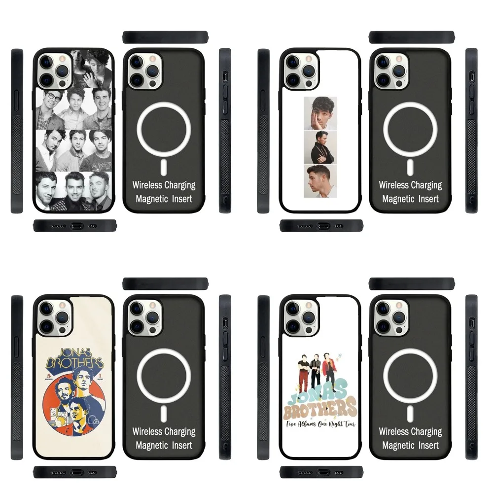 Band J-Jonas B-Brothers  Phone Case Strong Magnetic For IPhone 15,14,13,Pro,Max,Plus,11,12,Mini For Magsafe Wireless Charging